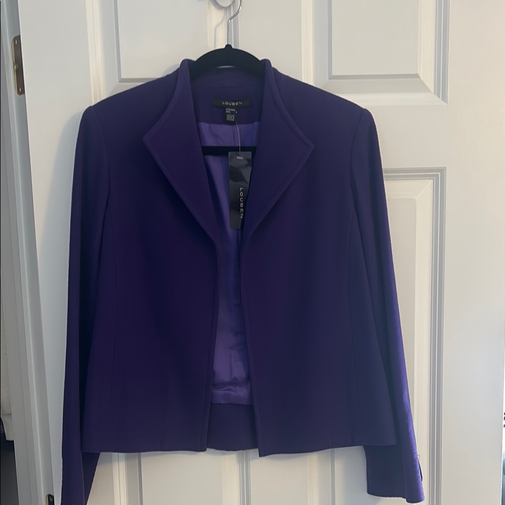 Louben Royal Purple Blazer (4)